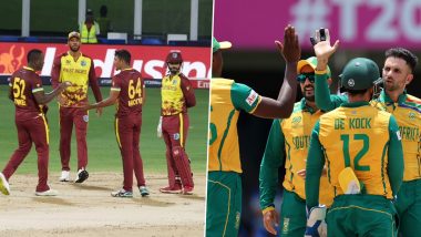 WI vs SA, T20 Series 2024: टी20 इंटरनेशनल क्रिकेट में वेस्टइंडीज और साउथ अफ्रीका का एक-दूसरे के खिलाफ कुछ ऐसा रहा है प्रदर्शन, यहां देखें दोनों टीमों के आकंड़े