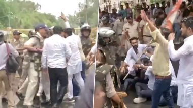 Youth Congress Protest In Bhopal: नर्सिंग स्कैम के विरोध में मध्यप्रदेश के भोपाल में यूथ कांग्रेस के कार्यकर्ताओं का प्रदर्शन,पुलिस ने किया वाटर कैनन का इस्तेमाल-Video