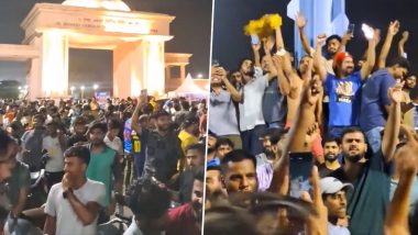 India's World Cup Win Celebrations In Lucknow: टी20 वर्ल्ड कप में भारत की जीत के बाद लखनऊ में मनाया गया जश्न, लोगों ने लगाए 'वन्दे मातरम्' के नारे, देखें वीडियो