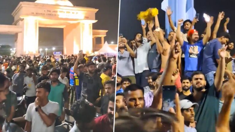 India's World Cup Win Celebrations In Lucknow: टी20 वर्ल्ड कप में भारत की जीत के बाद लखनऊ में मनाया गया जश्न, लोगों ने लगाए 'वन्दे मातरम्' के नारे, देखें वीडियो