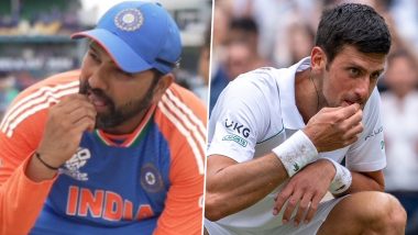 Wimbledon Lauds Rohit Sharma: विंबलडन ने की रोहित शर्मा के जीत के स्वाद की सराहना, टेनिस स्टार नोवाक जोकोविच से बताई समानता, देखें पोस्ट