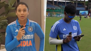 Deepti Sharma 200th International Match: टीम इंडिया की स्टार महिला ऑलराउंडर दीप्ति शर्मा ने खेला अपना 200वां अंतरराष्ट्रीय मैच, टीममेट्स ने दीं शुभकामनाएं, देखें वीडियो