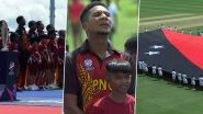 WI vs PNG T20 World Cup 2024: पापुआ न्यू गिनी के खिलाड़ी मैच से पहले राष्ट्रगान गाते हुए फूट-फूट कर रो पड़े, देखें वीडियो