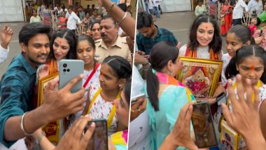 Divya Khosla seeks blessings at Siddhivinayak Temple: Savi की रिलीज के बाद गणपति के दर्शन करने सिद्धिविनायक मंदिर पहुंची दिव्या खोसला, फैंस के साथ खिचवाईं तस्वीरें (Watch Video)