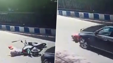 Pune Car Accident Video: पुणे में सीरम इंस्टीट्यूट की मर्सिडीज कार ने डिलीवरी बॉय को कुचला, सामने आया हादसे का दर्दनाक वीडियो