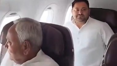 Bihar Politcs: कहीं हो ना जाए खेला! दिल्ली आने के दौरान फ्लाइट में सीएम नीतीश कुमार ने जाना तेजस्वी यादव का हाल, सामने आया VIDEO