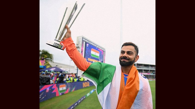 Anushka Sharma On Virat Kohli: टी20 विश्व कप का टीम इंडिया की जीत पर अनुष्का शर्मा ने पति विराट कोहली पर बरसाया प्यार, देखें पोस्ट