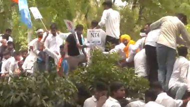 NEET ISSUE: राष्ट्रीय पात्रता व प्रवेश परीक्षा में धांधली के खिलाफ NSUI ने दिल्ली में किया प्रोटेस्ट, NDA सरकार पर लगाए गंभीर आरोप- VIDEO