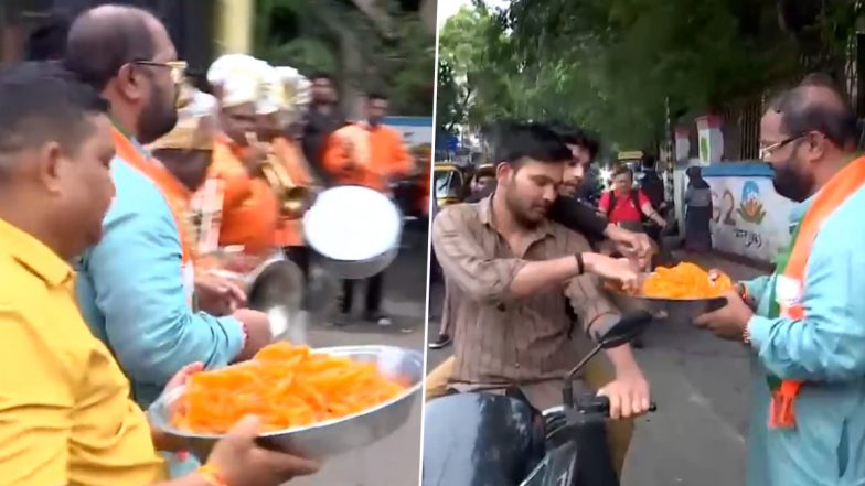 BJP Celebration In Pune: पीएम के शपथग्रहण को लेकर बीजेपी कार्यकर्ताओं में ख़ुशी की लहर, पुणे में मिठाई बांटकर मनाया जश्न -Video