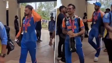 Team India Hotel Welcome: टी20 वर्ल्ड कप 2024 का खिताब जीत के बाद भारतीय टीम पहुंचीं होटल,  देखें वीडियो