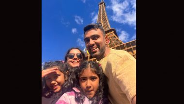 Ravichandran Ashwin Europe Trip: पेरिस में छुट्टियां माना रहे टीम इंडिया के स्पिनर रविचंद्रन अश्विन, एफिल टॉवर पर पत्नी और बच्चों के साथ शेयर की खुबसूरत तस्वीरें