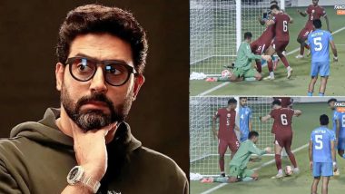 Abhishek Bachchan On India vs Qatar: भारतीय फुटबॉल टीम के साथ हुई बेईमानी पर भड़के अभिषेक बच्चन, मैच रेफरी को सुनाई खरी खोटी