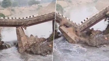 Bihar Bridge Collapse: बिहार सरकार पर फिर उठे सवाल! अररिया के बाद सीवान में गंडक नहर पर बना पुल टूटा, देखें वीडियो