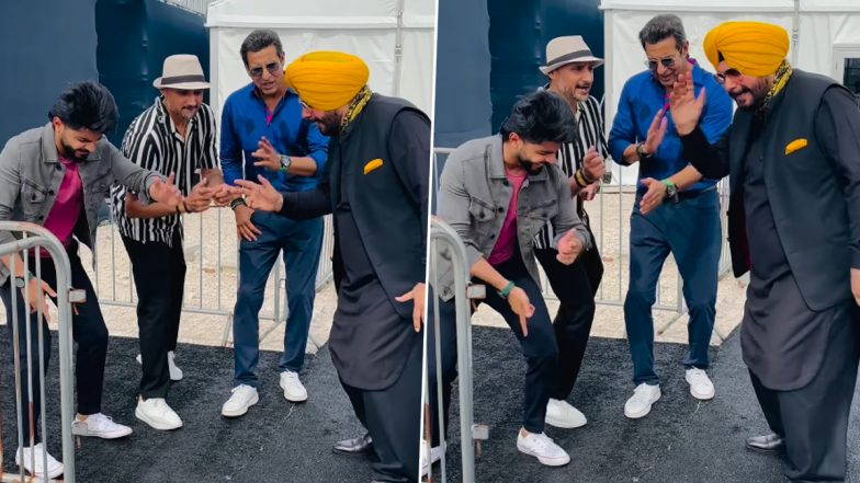Commentator Dance Video:&nbsp;T20 विश्व कप के&nbsp;दौरान फुर्सत के पल में&nbsp;नवजोत सिंह सिद्धू, वसीम अकरम और हरभजन सिंह ने&nbsp;डांस कर की मस्ती, देखें वीडियो