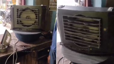 Desi Jugaad Viral Video: गर्मी से बचने का जबरदस्त देसी जुगाड़, शख्स ने पुरानी टीवी को बना दिया कूलर