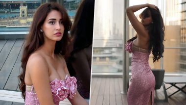 Disha Patani ने पिंक आउटफिट गिराई बिजली, एक्ट्रेस की दिलकश अदाओं ने फैंस का धड़काया दिल (View Pics)