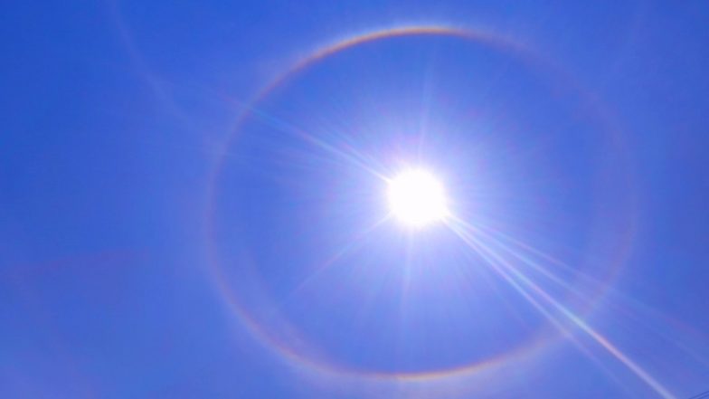 Double Sun Halo: लद्दाख के आसमान में दिखा डबल सन हेलो, जानें यह क्या है और कैसे बनता है