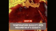 Egypt Temperature: मिस्र में आसमान से बरस रही है आग, तापमान रिकॉर्ड 50.9 डिग्री पर पहुंचा