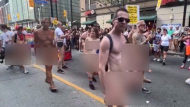 Toronto Naked Pride Parade 2024: कनाडा में नग्न पुरुष और महिलाओं ने निकाला मार्च, वीडियो देखकर भड़के सोशल मीडिया यूजर्स ने लगाई लताड़