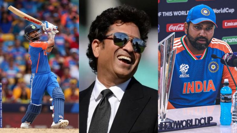 Sachin Tendulkar&nbsp;On&nbsp;Kohli-&nbsp;Rohit T20I Retirement:&nbsp;विराट कोहली और रोहित शर्मा के टी20आई से संन्यास के बाद&nbsp;सचिन तेंदुलकर ने दी बधाई, देखें दोनों लीजेंड के लिए खास मेसेज