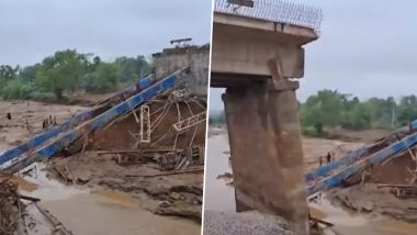 Jharkhand Bridge Collapse: बिहार के बाद झारखंड के गिरिडीह में पूल का हिस्सा गिरा, 5 करोड़ की लागत से बन रहा था ब्रिज- VIDEO