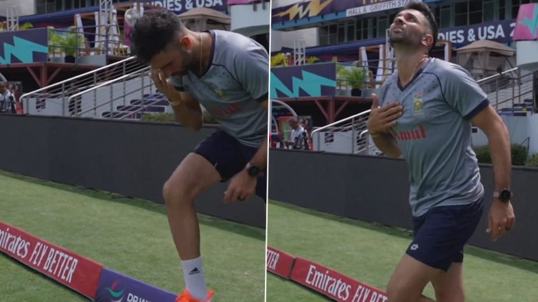 Keshav Maharaj Remembers Lord Ram:&nbsp;टी20 विश्व कप फाइनल से पहले केंसिंग्टन ओवल स्टेडियम में प्रवेश करते ही केशव महाराज ने भगवान राम को किया याद, देखें वीडियो
