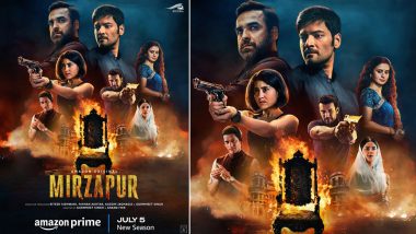 Mirjapur Season 3 Release Date: अली फजल और पंकज त्रिपाठी स्टारर 'मिर्जापुर 3' की रिलीज डेट का हुआ, जानिए किस दिन होगा इस सीरीज का प्रीमियर (View Poster)