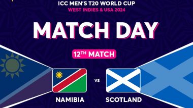 How To Watch NAM vs SCO, 12th Match ICC T20 WC 2024: आज नामीबिया और स्कॉटलैंड के बीच खेला जाएगा रोमांचक मुकाबला, जानें कब, कहां और कैसे उठाए मैच का लुफ्त