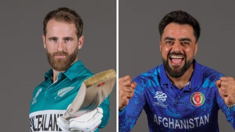 NZ vs AFG 14th Match: न्यूजीलैंड और अफगानिस्तान के बीच खेला जाएगा रोमांचक मुकाबला, स्पिनर्स की जंग में मिचेल सैंटनर और राशिद खान पर होंगी निगाहें