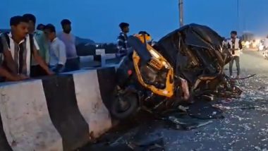 Nagpur Road Accident: नागपुर में बस और ऑटो-रिक्शा के बीच भीषण टक्कर, भारतीय सेना के 2 जवानों की मौत, 6 जख्मी- VIDEO