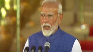 PM Modi Oath Ceremony: मैं नरेंद्र दामोदर दास मोदी...' कुछ इस अंदाज में तीसरी बार नरेंद्र मोदी ने ली प्रधानमंत्री पद की शपथ, यहां देखें समारोह लाइव