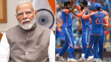 IND Beat SA, T20 World Cup 2024 Final: साउथ अफ्रीका के खिलाफ भारत की जीत पर PM मोदी ने दी बधाई, वीडियो शेयर कर कहा- आपके शानदार प्रदर्शन पर भारत को गर्व