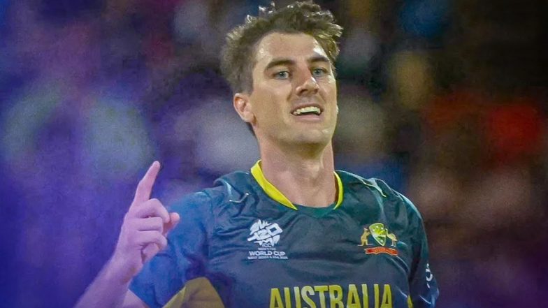 Pat Cummins Hat-Trick in T20 World Cups:&nbsp;टी20 विश्व कप में हैट्रिक लेने वाले दूसरे ऑस्ट्रेलियाई खिलाड़ी बने पैट कमिंस , बांग्लादेश के खिलाफ&nbsp;सुपर 8 मैच&nbsp;में किया ये कारनामा, देखें वीडियो