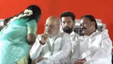 Amit Shah Reprimanded Soundararajan: क्या अमित शाह ने के अन्नामलाई पर टिप्पणी करने के लिए तमिलिसाई सुंदरराजन को फटकार लगाई? 'गर्मजोशी' से हुई बातचीत का वीडियो हुआ वायरल