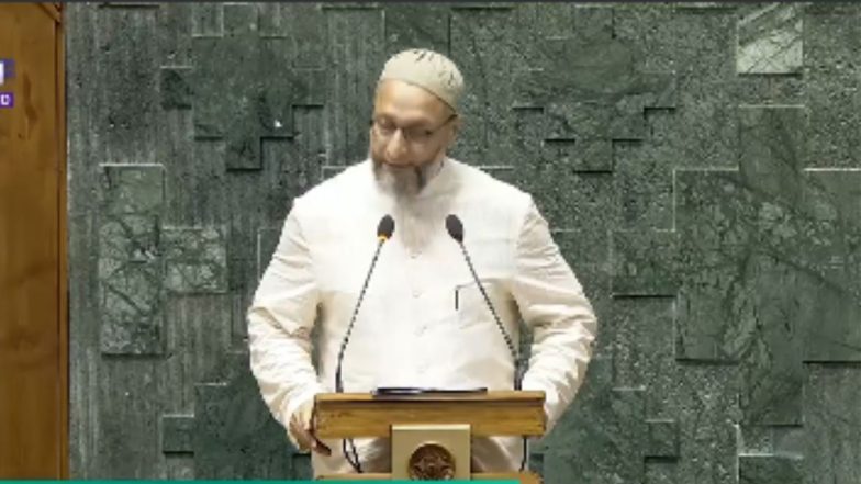 Asaduddin Owaisi: जय भीम, जय मीम और जय फिलिस्तीन..; शपथ के दौरान असदुद्दीन ओवैसी द्वारा नारा लगाने पर हंगामा- VIDEO