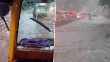 Pune Pre-Monsoon Rains: पुणे में भारी बारिश से सड़कों पर भरा पानी, लोगों को चलना हुआ मुहाल, देखें वीडियो