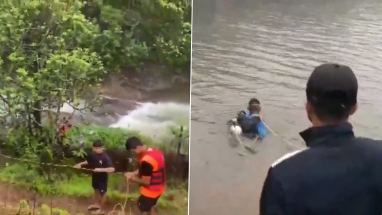 Pune Tragedy: पुणे में पिकनिक मनाने गए 4 बच्चों समेत 5 लोग झरने में डूबे, हादसे के बाद  एक और शव बरामद, 3 अभी भी लापता-VIDEO