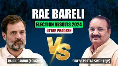 Rae Bareli Election Result 2024: रायबरेली सीट पर राहुल गांधी के सामने दिनेश प्रताप सिंह ने मानी हार, मतदाताओं से मांगी माफी