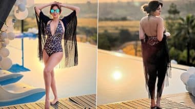 टीवी एक्ट्रेस Shama Sikander ने एनिमल प्रिंटेड मोनोकिनी पहन स्विमिंग पूल में लगाई आग, एक्ट्रेस की हॉटनेस ने फैंस का धड़काया दिल (View Pics)