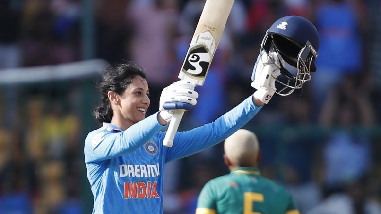 IND-W Beat SA-W, 1st ODI Series: साउथ अफ्रीका के खिलाफ शानदार शतकीय पारी खेलने के बाद स्मृति मंधाना ने कहा- घरेलू मैदान पर पहला वनडे शतक लगाकर खुश हूं