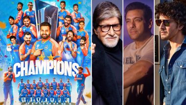 Celebrities Congratulate Team India: टी20 विश्व कप की ट्राफी जीतने के बाद अमिताभ बच्चन, सलमान खान, महेश बाबू समेत कई फिल्मी सितारों ने टीम इंडिया को दी बधाई, देखें पोस्ट