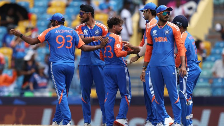 IND Beat AUS T20 World Cup 2024 Super 8: टीम इंडिया ने ऑस्ट्रेलिया को 24 रनों से हराकर बना टेबल टॉपर, सेमीफाइनल में इंग्लैंड से होगा मुकाबला