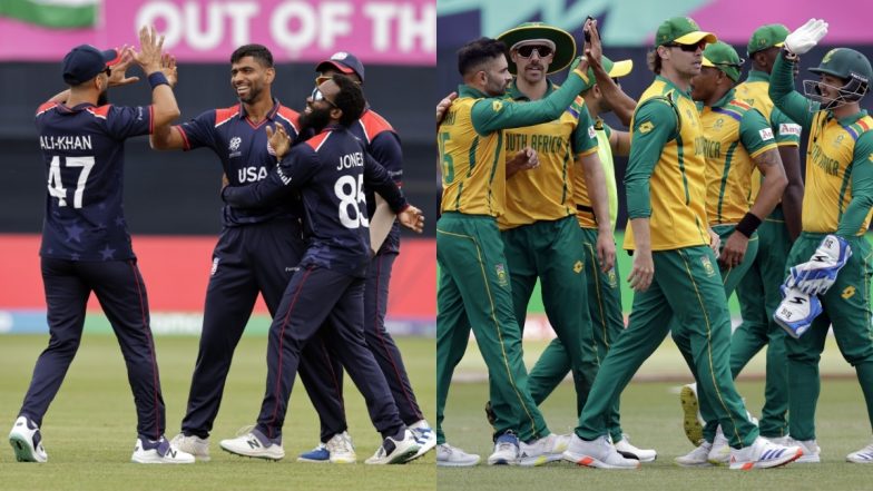 USA vs SA, 41st Match, Super 8 Live Score Update: अमेरिका के कप्तान एरोन जोन्स ने जीता टॉस, पहले गेंदबाजी का किया फैसला
