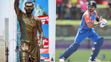 Virat Kohli’s Statue Unveiled At Times Square? न्यूयॉर्क के टाइम्स स्क्वायर पर लगाया विराट कोहली का स्टेचू? वीडियो वायरल होने के बाद फैंस ने उठाएं सवाल, जानें क्या है असली माजरा