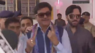 Shatrughan Sinha Voted: आसनसोल लोकसभा क्षेत्र से टीएमसी उम्मीदवार शत्रुघ्न सिन्हा ने किया मतदान - Watch Video