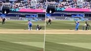'Rohit, Rohit' Chants At The New York Stadium: भारत बनाम बांग्लादेश अभ्यास मैच के दौरान मैदान लगे 'रोहित रोहित', के नारे, देखें वीडियो