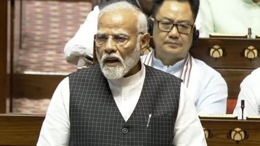 PM Modi Speech in Rajya Sabha Live: राज्यसभा में राष्ट्रपति के अभिभाषण पर धन्यवाद प्रस्ताव का जवाब दे रहे पीएम मोदी, विपक्ष पर साधा निशाना; यहां देखें लाइव