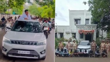 VIDEO: जेल से रिहा होने का जश्न मना रहा था गैंगस्टर, अगले ही दिन पुलिस ने फिर से कर लिया गिरफ्तार