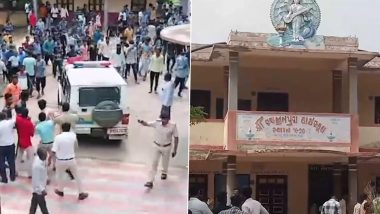 Gujarat Shocker: टीचर ने छात्रा को छेड़ा, लोगों ने स्कूल में घुसकर जमकर पीटा देखें वीडियो