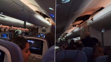 Passenger Injured In Flight Turbulence: भीषण टर्बूलेंस के कारण एयर यूरोपा 787 विमान में सवार 30 लोग हुए चोटिल, इमरजेंसी लैंडिंग के बाद पैसेंजर को कराया गया हॉस्पिटल में भर्ती, देखें वीडियो